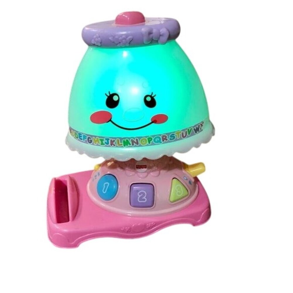 Fisher-Price Learning Lamp 2013 Used ABCs Numbers Music Toddler Toy